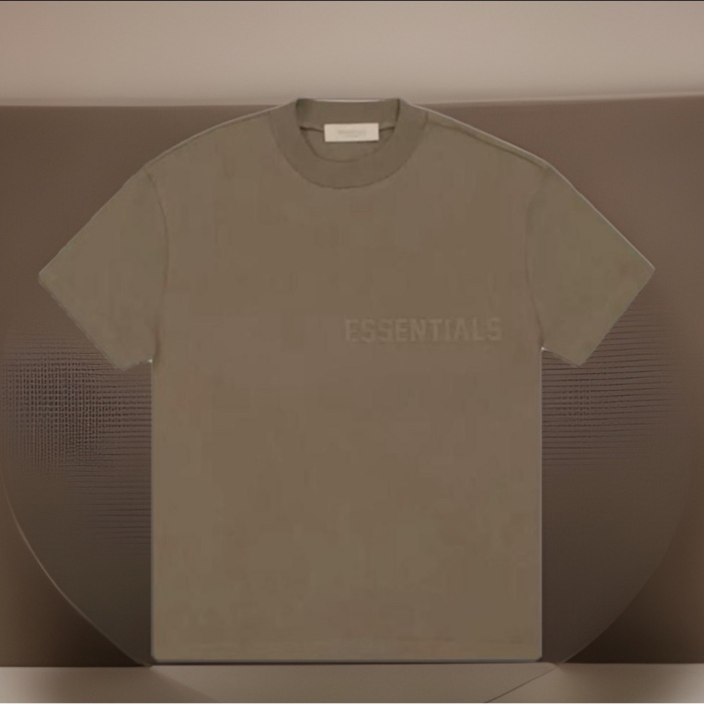 ESSENTIALS Fear of God Essentials Short-Sleeve Tee 'WOOD' 💯Authentic NIB NWT